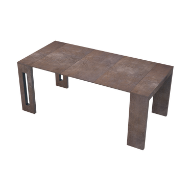 Włoski stół rozkładany Roma 45-186 cm, różna szerokość Miedź