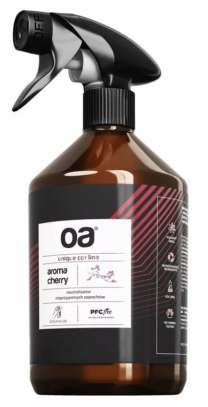 Preparat zwalczający i neutralizujący nieprzyjemne zapachy OA Car Aroma Cherry 500 ml