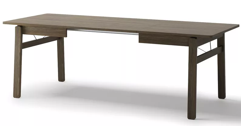 Stół rozkładany Plot 149-269x85 cm dąb ciemny