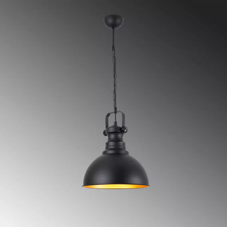Lampa wisząca Ardulace metalowa czarna