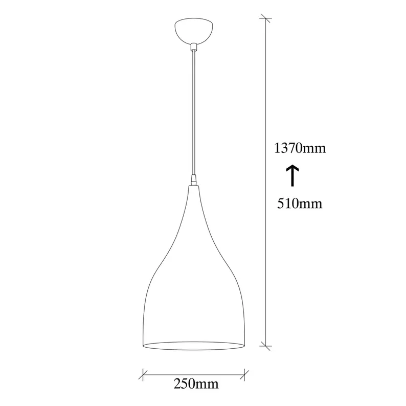 Lampa sufitowa Ardulace średnica 25 cm czarna