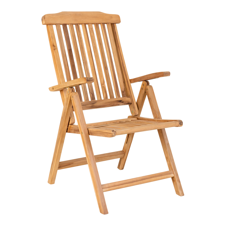  Krzesło ogrodowe Kerala z drewna tekowego
