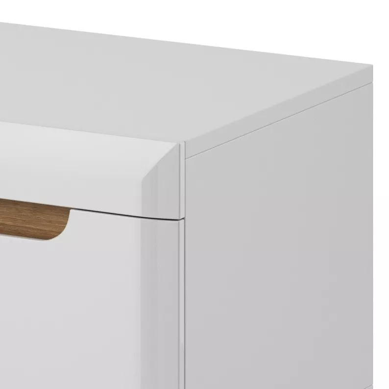 Szafka RTV Livinella 107 cm biała