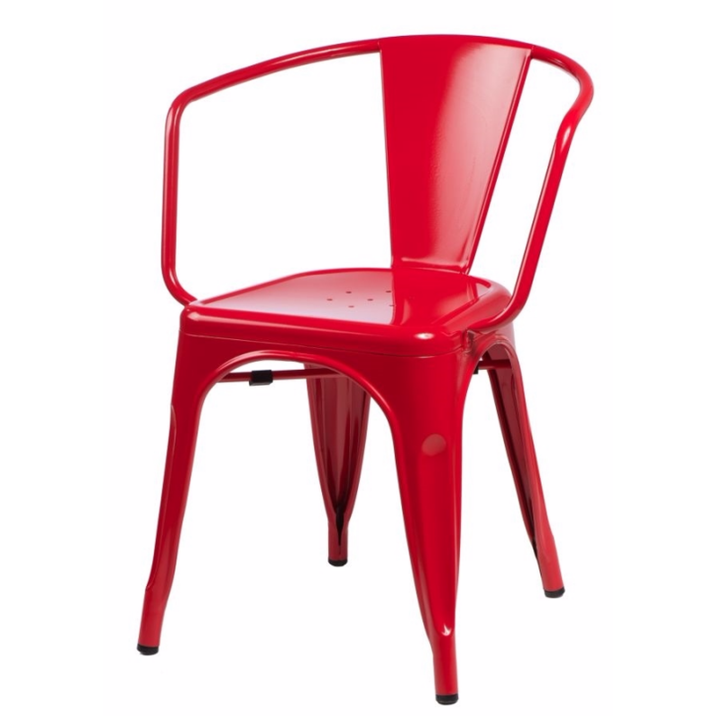Krzesło Tolader Arms czerwone