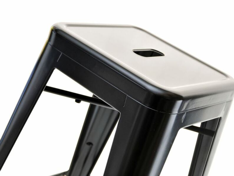 Hoker Ariss stool 2 czarny z metalu