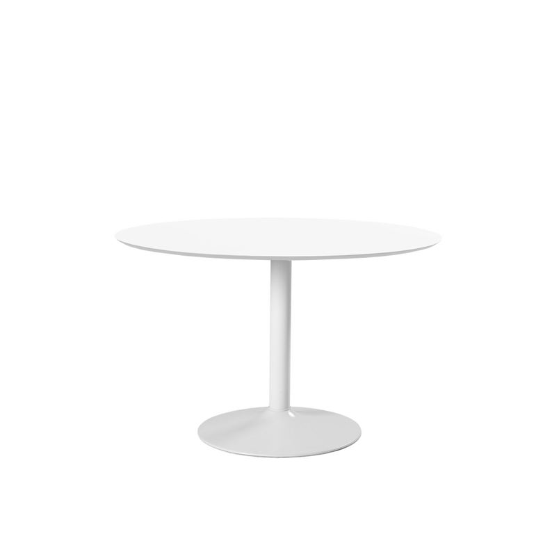 Stół do jadalni okrągły Balsamita średnica 110 cm biały