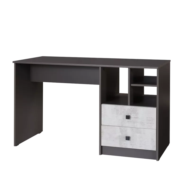 Biurko Romilly 130x60 cm z dwiema szufladami