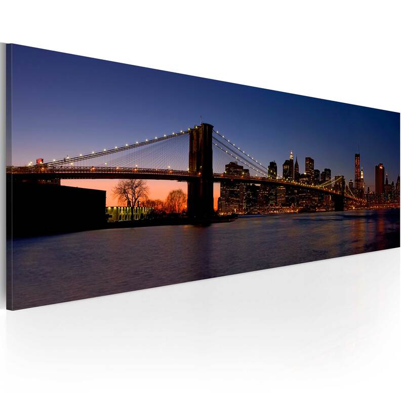 Obraz - Most Brookliński - panorama 120x40 cm