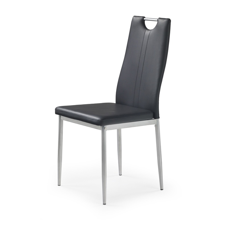 Krzesło tapicerowane Gradna czarne