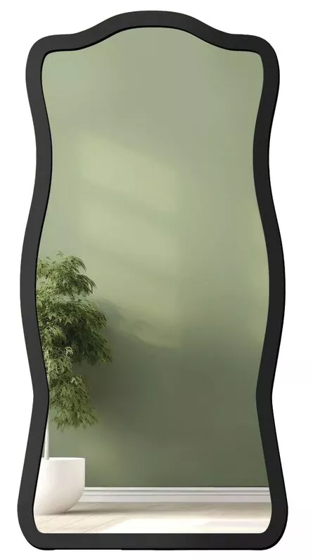 Lustro ścienne Tutti 140x70 cm w czarnej ramie