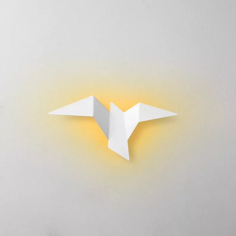 Lampa ścienna Denched 31 cm biała