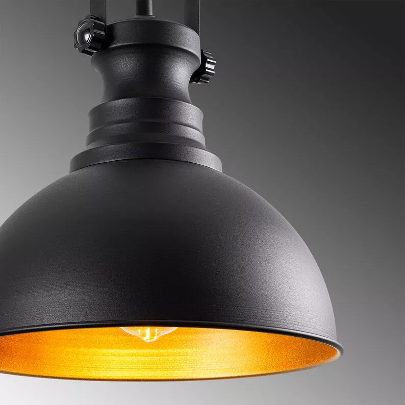 Lampa wisząca Ardulace metalowa czarna