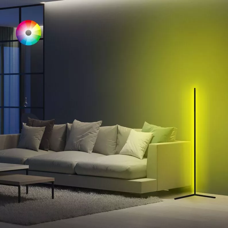 Lampa podłogowa Lumos LED 120 cm czarna
