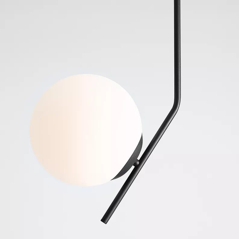 Lampa wisząca Pipeally 64 cm czarna
