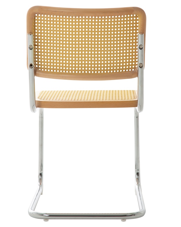 Krzesło na płozach Lashine technorattan/drewno bukowe