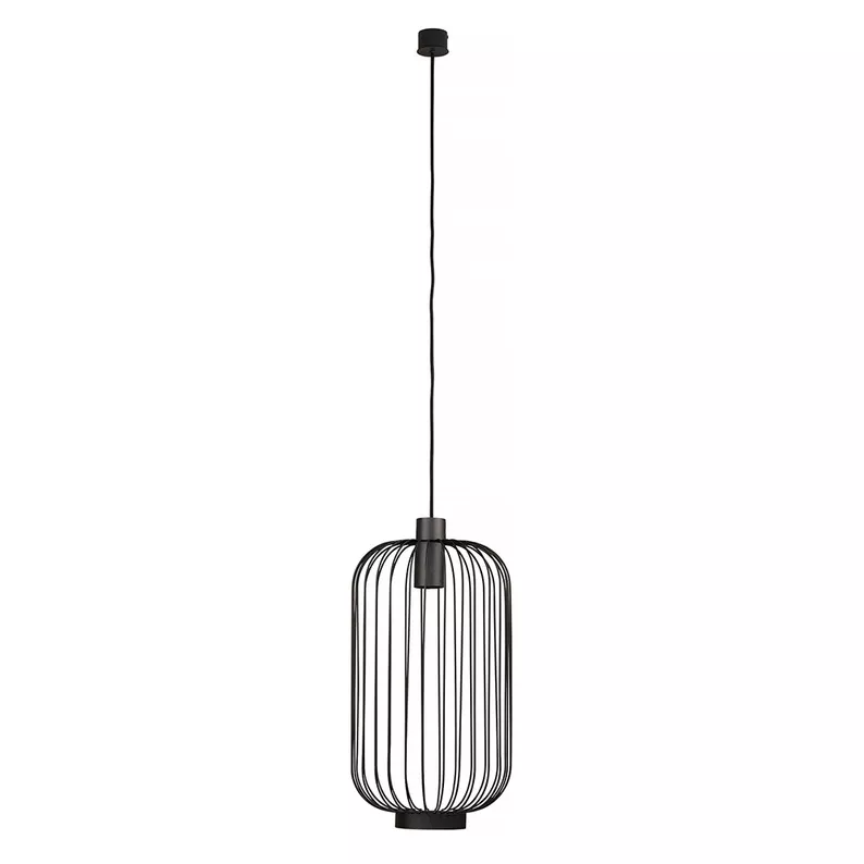 Lampa wisząca Cage czarna 6844