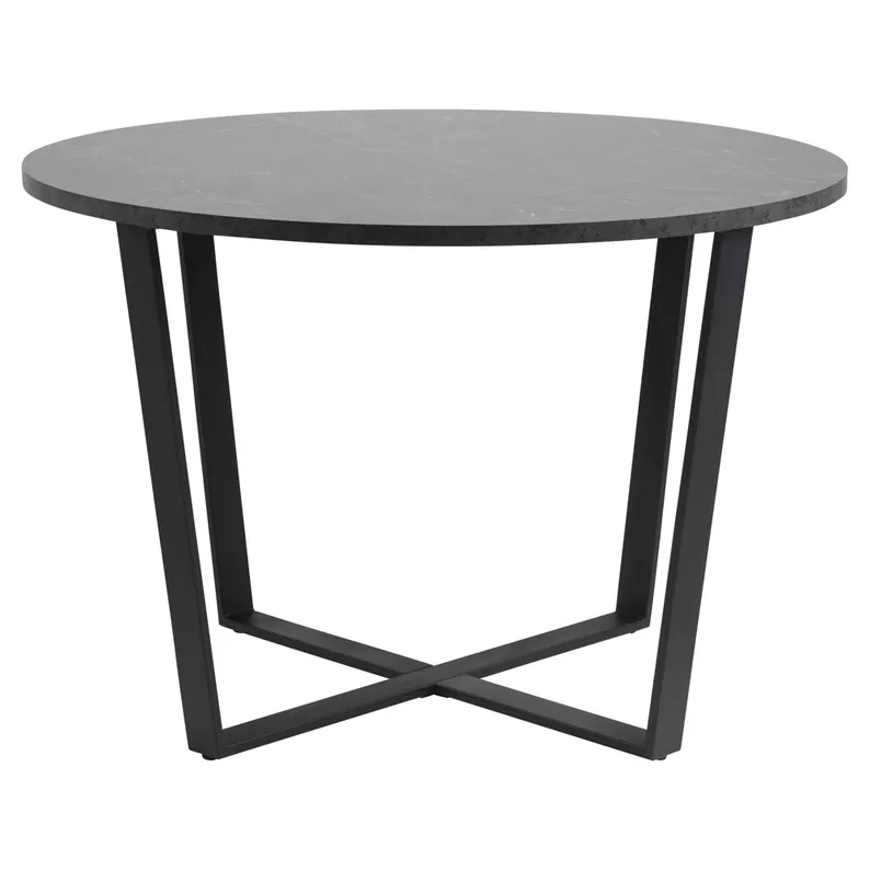 Stół Adhafera czarny średnica 110 cm