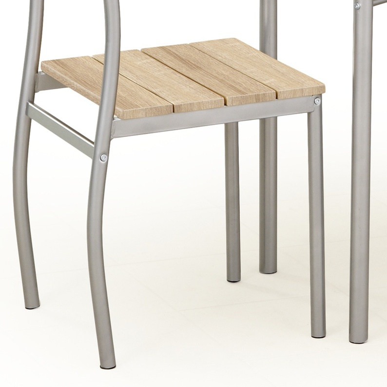 Stół z krzesłami Parra dąb sonoma