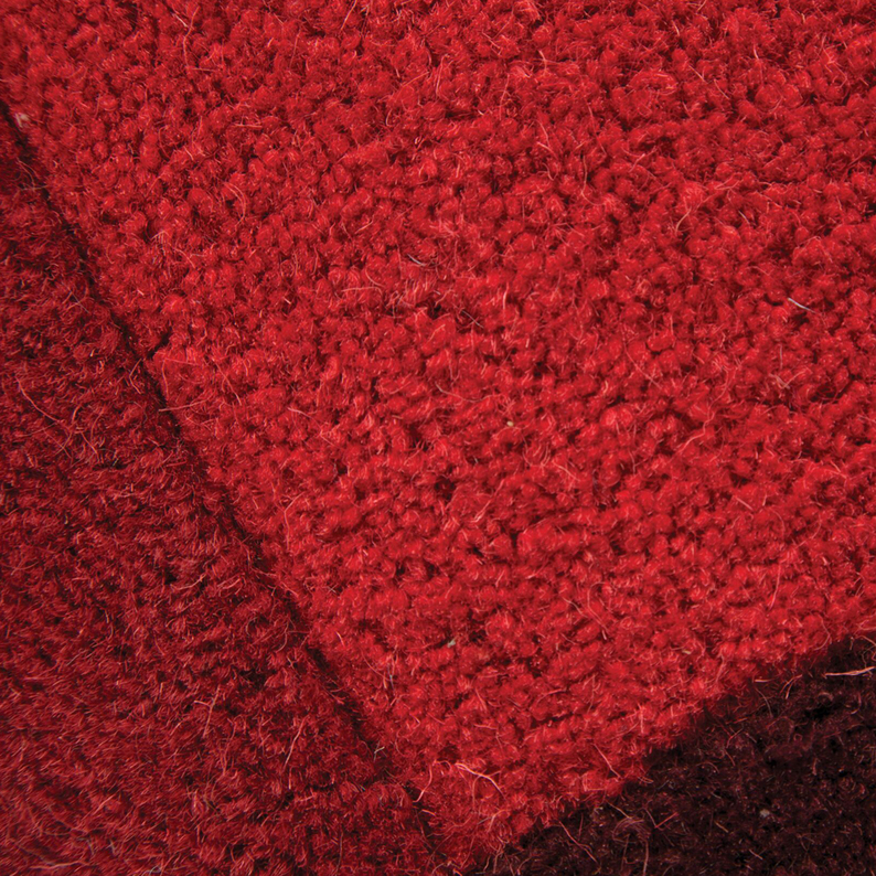 Dywan wełniany Collage czerwony
