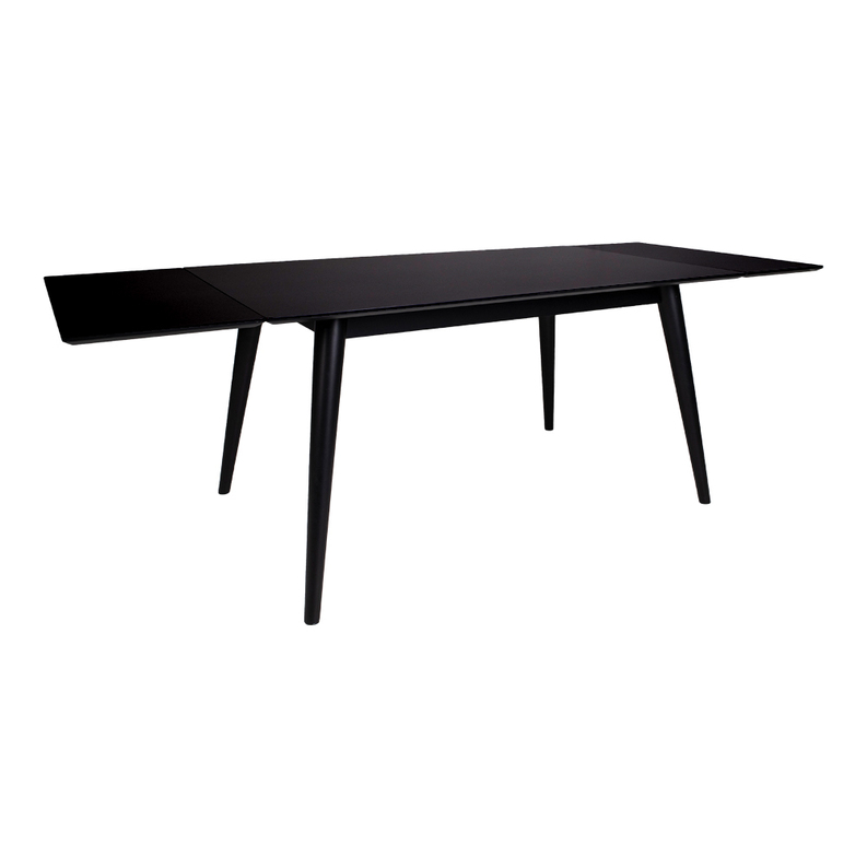 Stół rozkładany Bimna czarny 150-230x95 cm