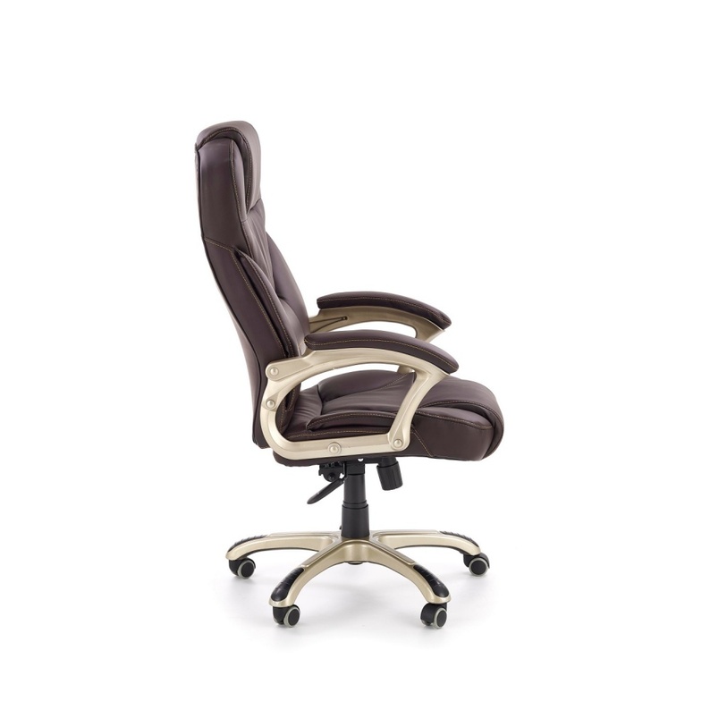 Fotel biurowy Perito brązowy