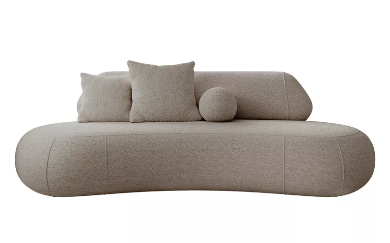 Sofa Balme beżowa boucle