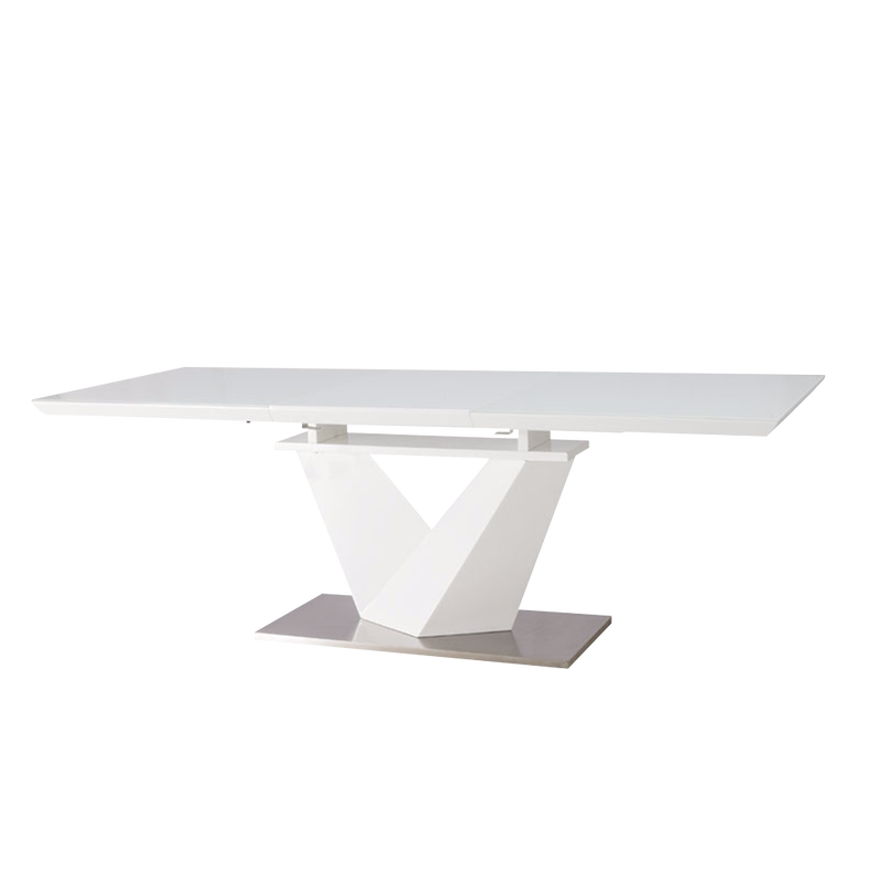 Stół rozkładany Aramoko III 160-220x90 cm biały