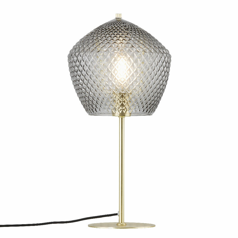 Lampa stołowa Orbiform szklany klosz