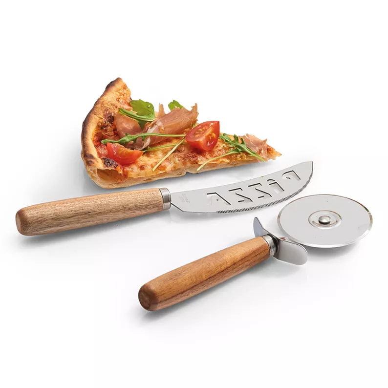 Zestaw przyrządów do pizzy Forche ze stali