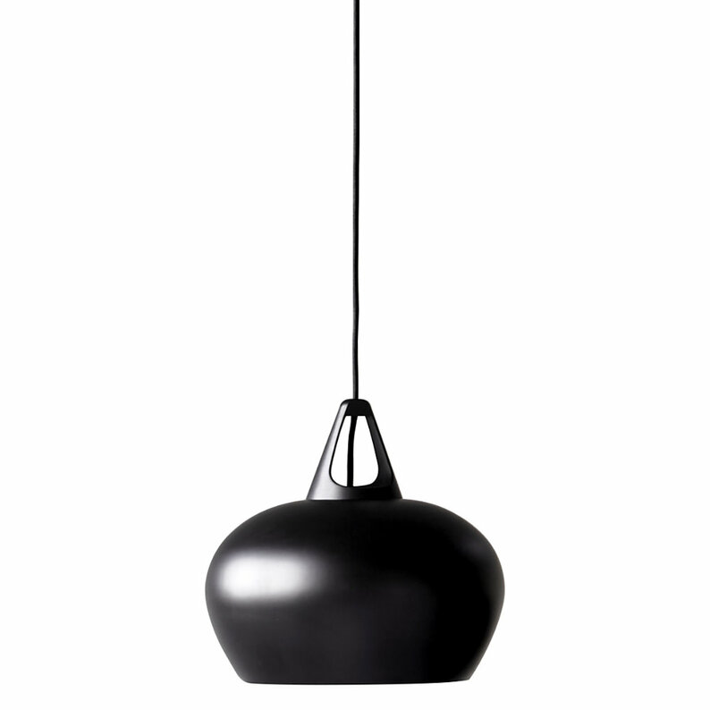 Lampa wisząca Belly średnica 29 cm czarna