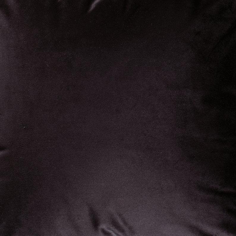 Poduszka dekoracyjna Sylvanca w tkaninie EASY CLEAN 45x45 cm czarna bez kedry