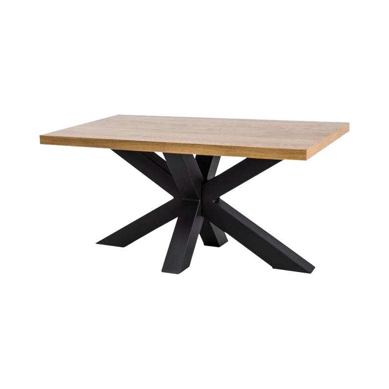Stół Stavros 150x90 cm z litego drewna dębowego
