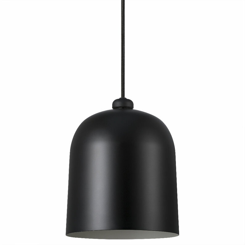 Lampa wisząca Angle 31,5 cm czarny metalowy klosz