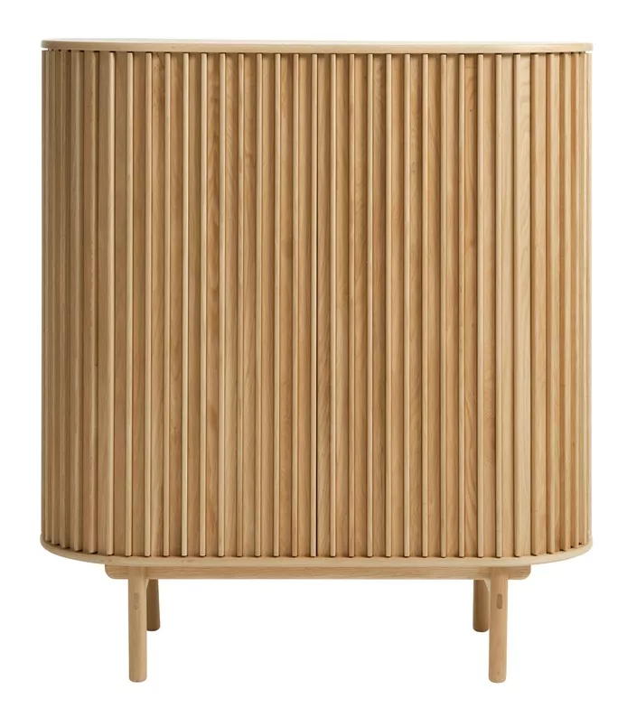 Komoda wysoka Yoffers 125 cm dąb