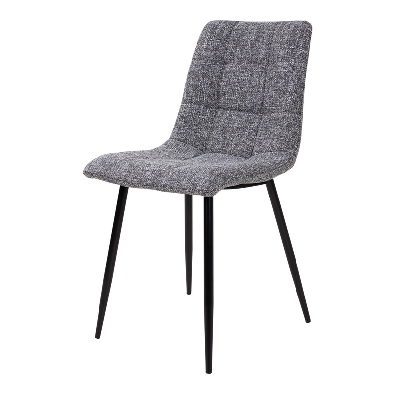 Krzesło tapicerowane Kirme szare