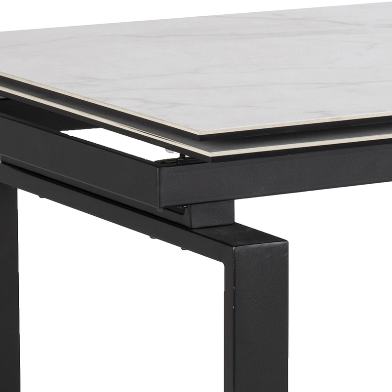 Stół rozkładany Ediazo 120-200x85 cm biały
