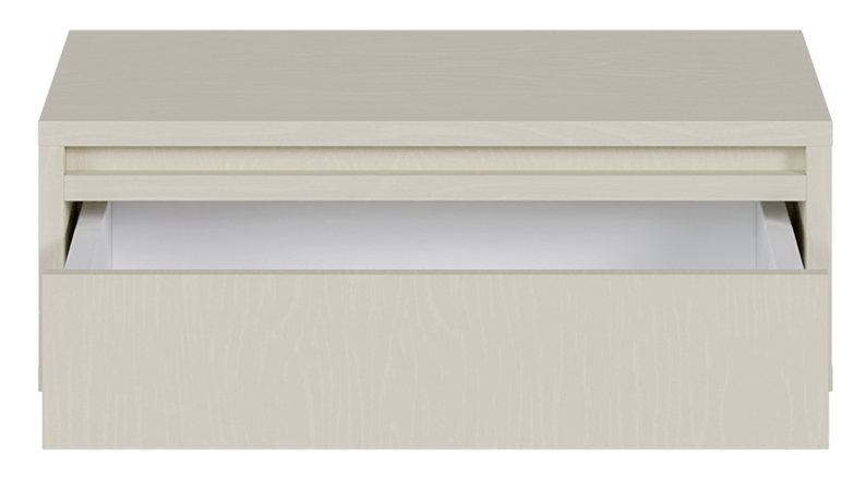 Szafka nocna Evo z szufladą wisząca 50 cm Beż piaskowy