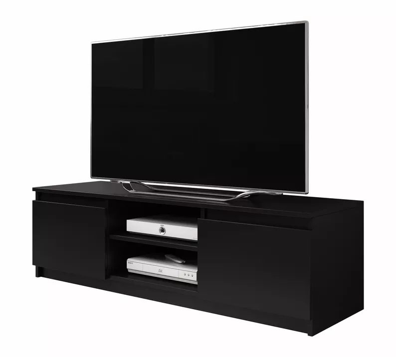 Szafka RTV Permys 120 cm czarny grafit