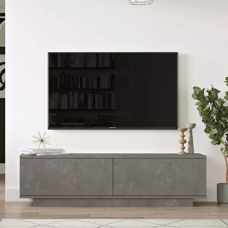 Szafka RTV Fenin 35,5x140 cm ciemnoszara