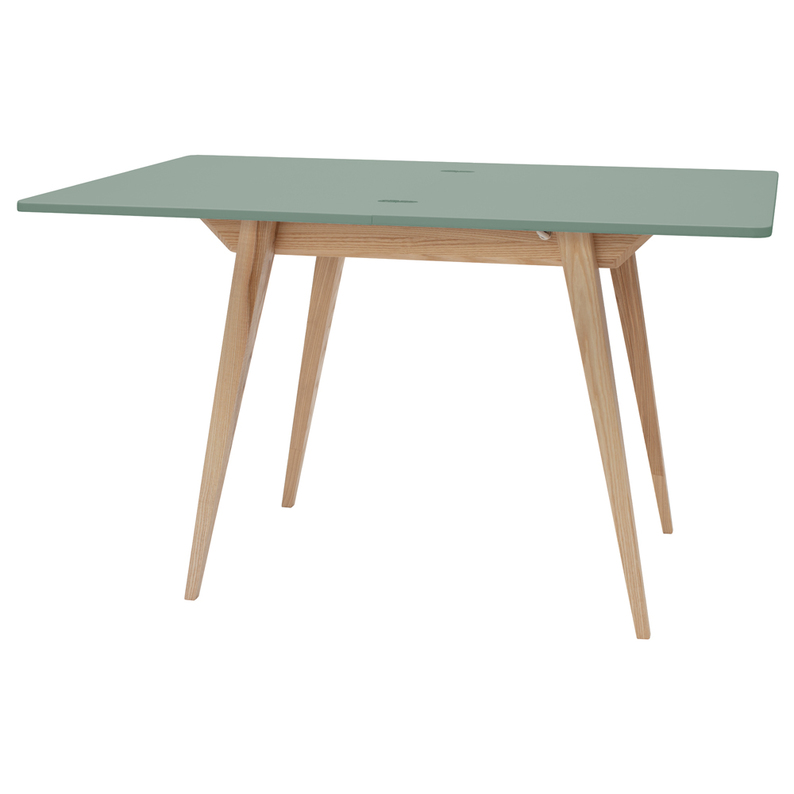 Stół rozkładany Envelope 65-130x90 cm szałwiowy