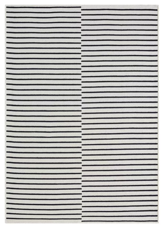 Dywan Saillers 180x120 cm biało-czarny