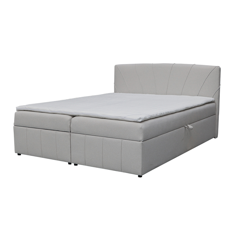 Łóżko kontynentalne Demapty w tkaninie Cover 02 140x200 cm