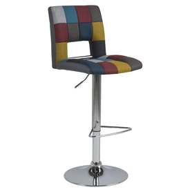 Hoker tapicerowany Nerive wielokolorowy patchwork