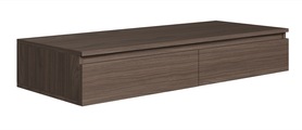 Biurko toaletka Bemmi wiszące z szufladami 120 cm orzech wisconsin