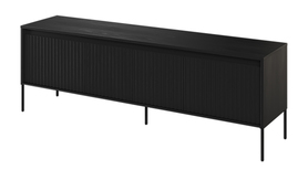 Szafka RTV Trend 167 cm z LED Czarna