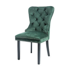 Krzesło tapicerowane Violart zielony