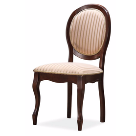 Krzesło tapicerowane Andalen ciemny orzech