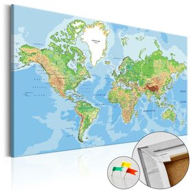 Tablica korkowa Geografia świata 