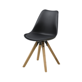 Krzesło Djum czarno - dębowe