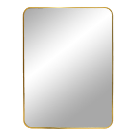 Lustro ścienne prostokątne Omanta złota rama 50x70 cm